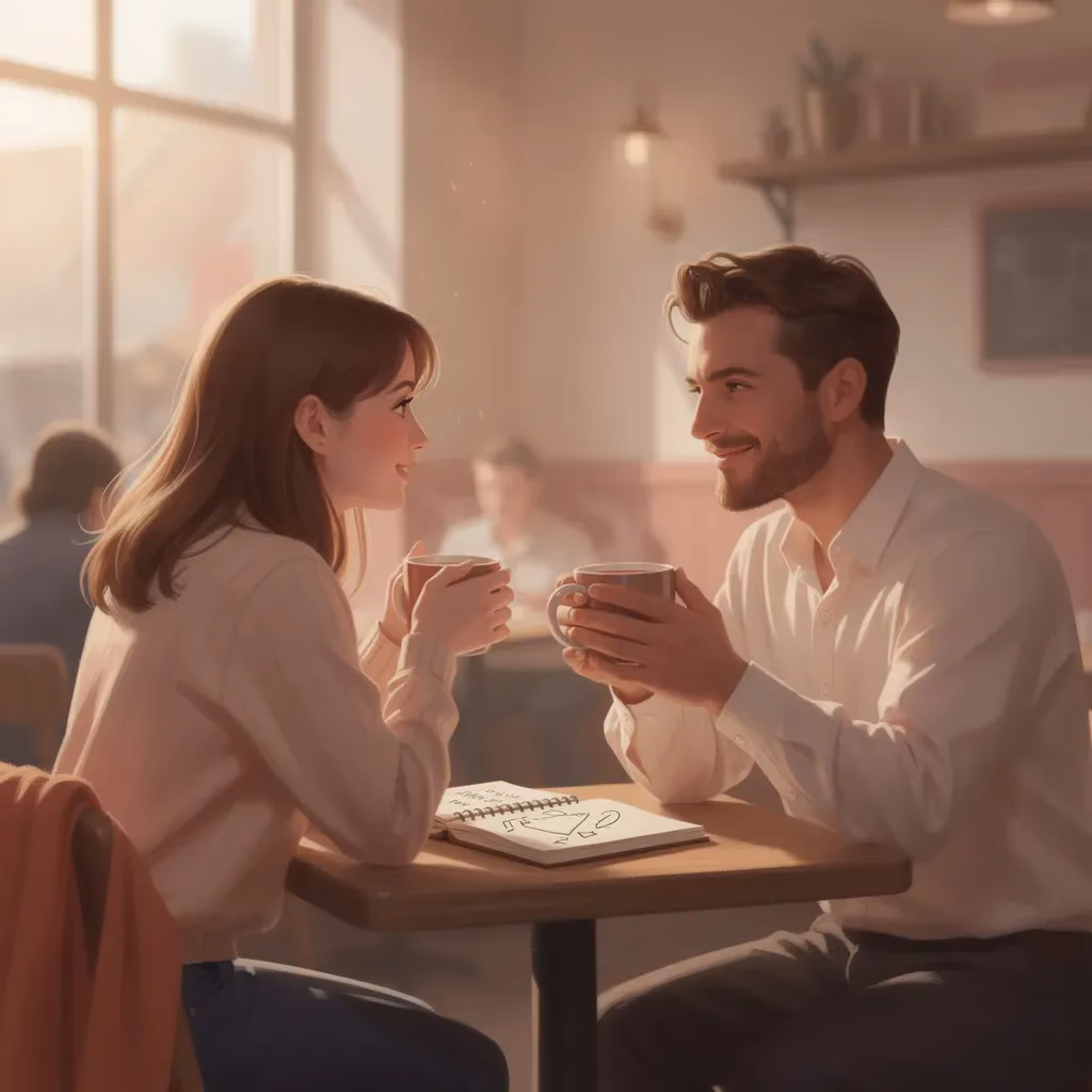 Couple Check Developing Connection