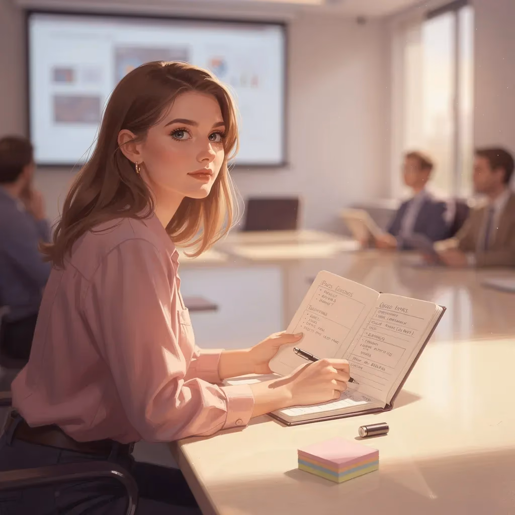 Office Persona Quiet Observer