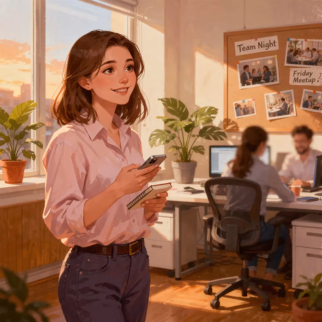 Office Persona Social Butterfly